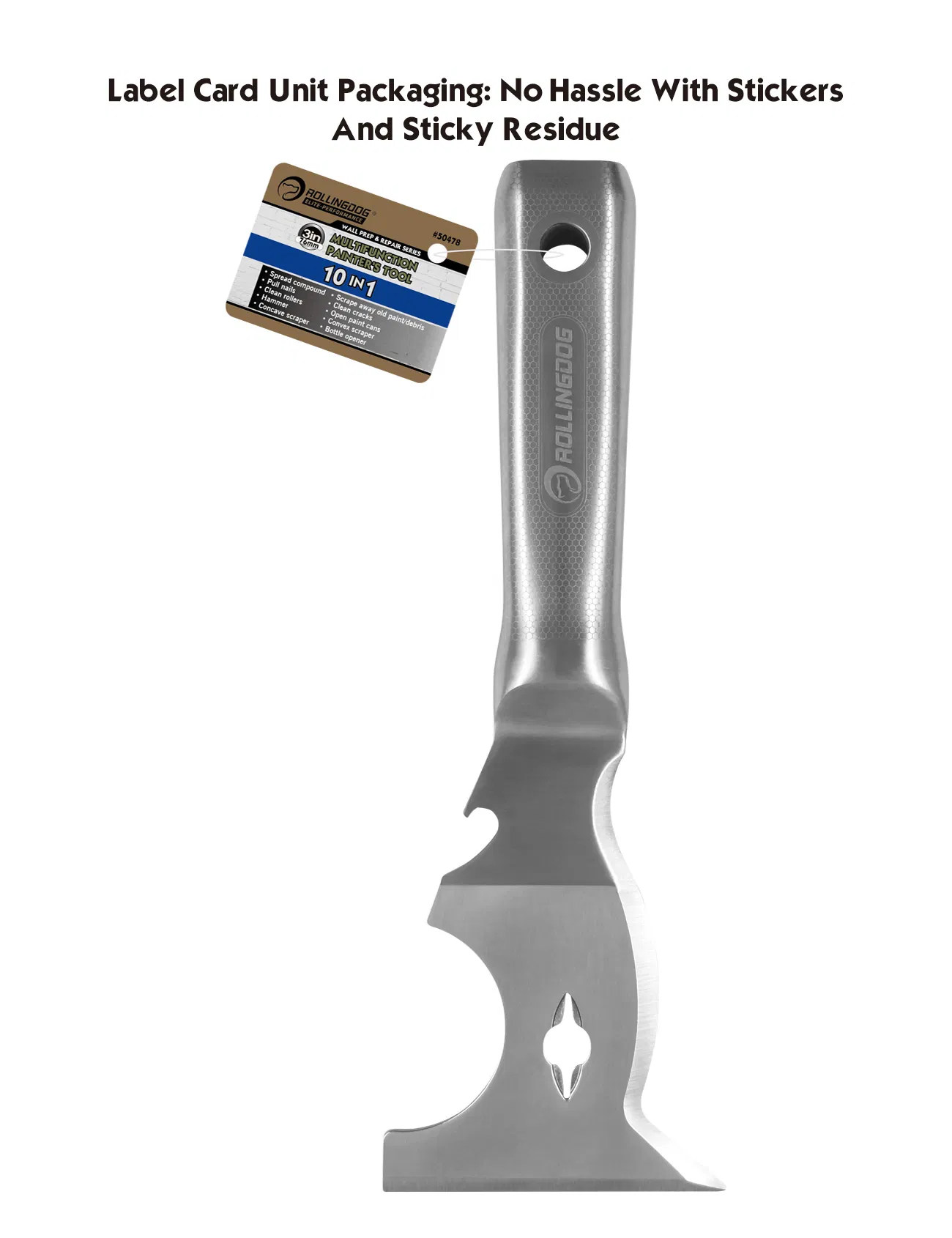 Rolingdog-Elite 50478 3 Inch 10 in 1 Multifunction Painter's Tool