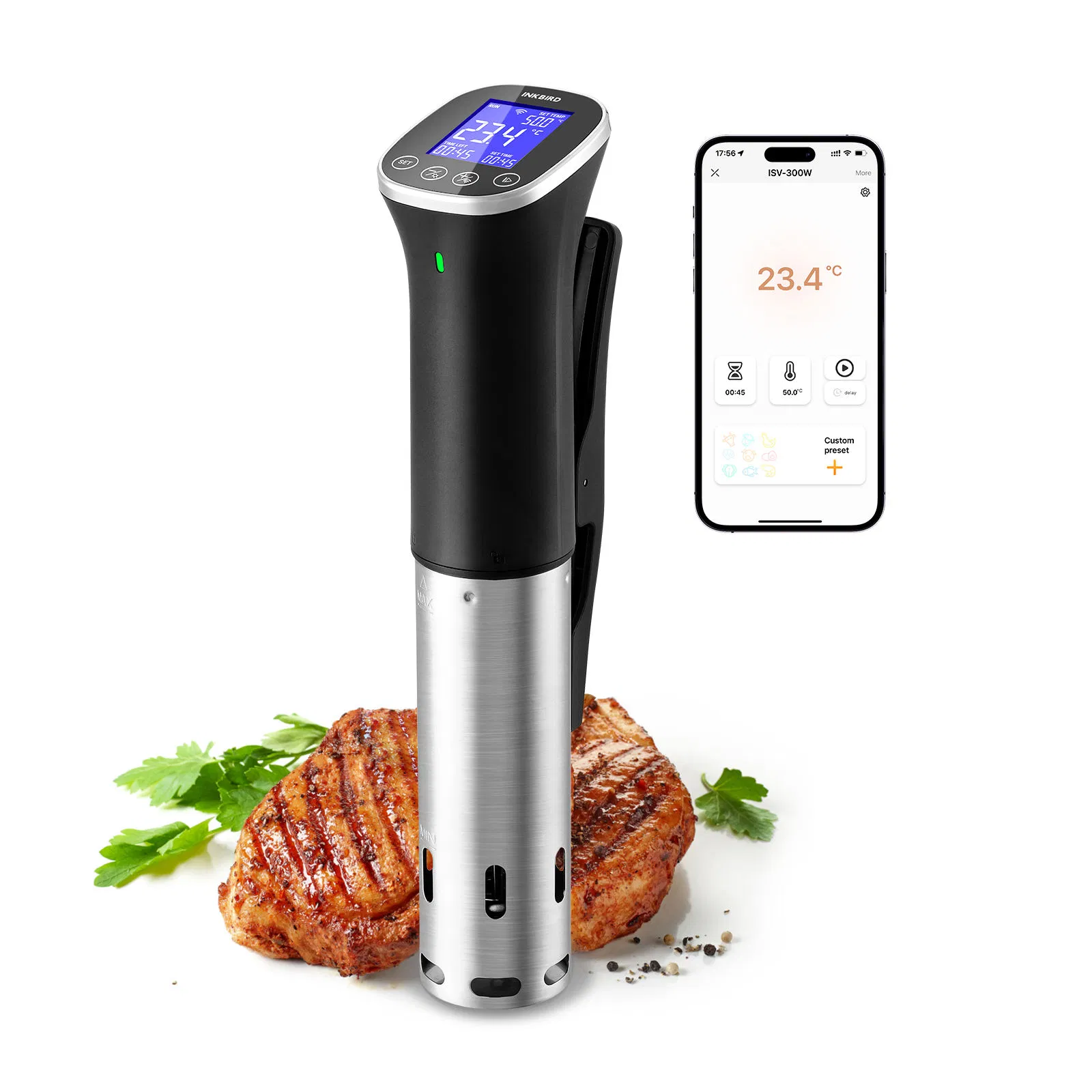 Inkbird Isv-300W WiFi Ipx7 Waterproof Slow Sous Vide