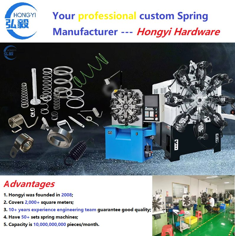 Factory Custom Stainless Steel Coil Compression Steel Spring