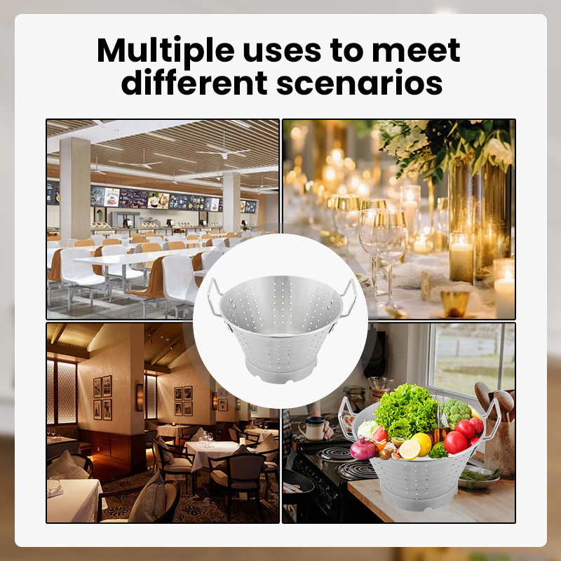 Wholesale Stainless Steel 201 Sieve, Strainers for Vegetables Draining, Kitchen Gadget Colander