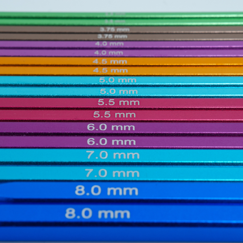 Aluminum Interchargable Circular Needles Sets