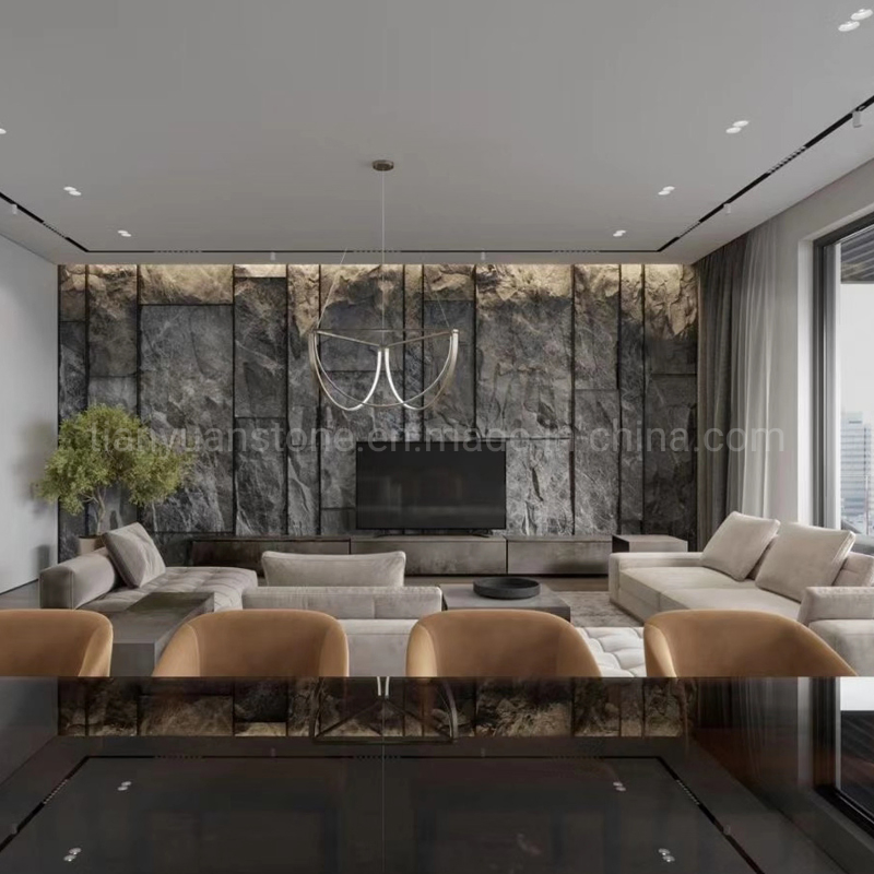 Chinese Blue Limestone Wall Cover