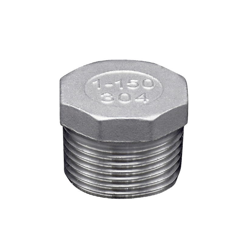 Pipe Fitting Ss 304 316 Round Cap Casting SS304 Pipe Plumbing End Cap BSPT Threaded Stainless Steel Female Fitting 150 Lb Equal