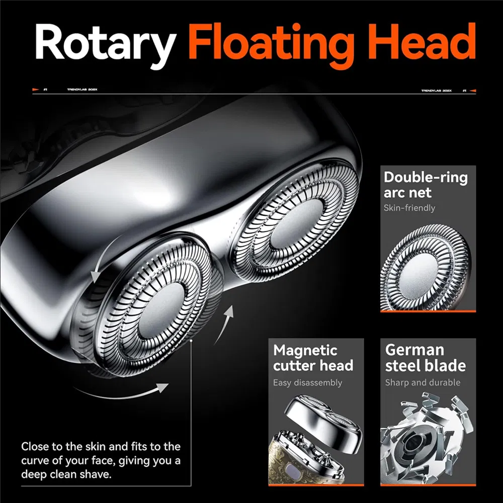 Powerful Electric Razor for Men Mini Shaver Portable Men's Electric Shaver