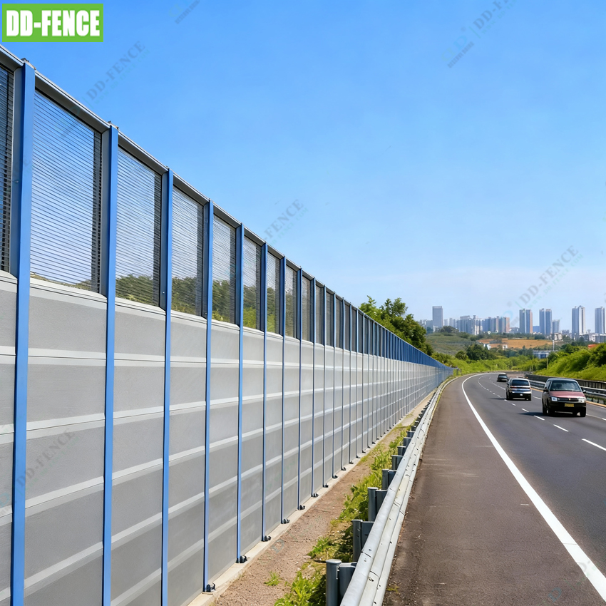 Transparent Acrylic Sheets Sound Barrier for Highway/ Railway/ Expressway Fencing Wall