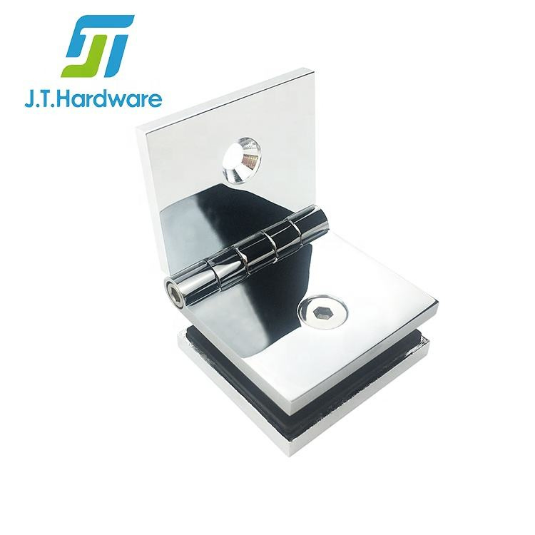 Jthardware Australia Brass Shower Enclosure Wall to Glass Screen Adjustable Bracket Glass Clamp
