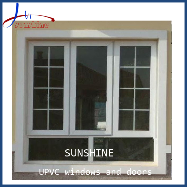 36 X 36 Inches Double Opening UPVC Windows with Hurricane Impact Glass