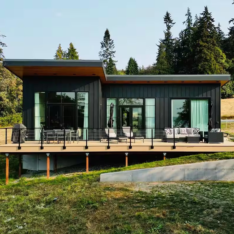 Aluminum Window Online Guose Wooden Box Steel Modular Prefabricated House Modular Prefabricated House