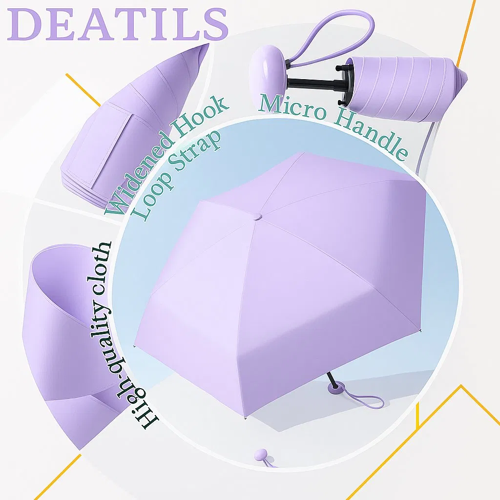 Складной зонт Mini Travel для женщин и детей