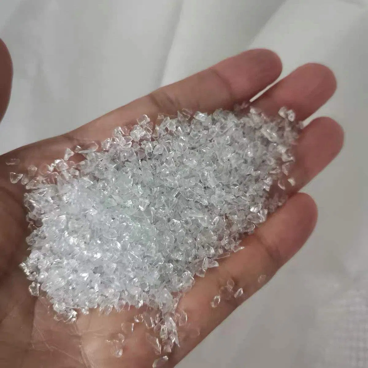 Clear Crushed Glass Sand Factory Price Transparent for Terrazzo Flooring