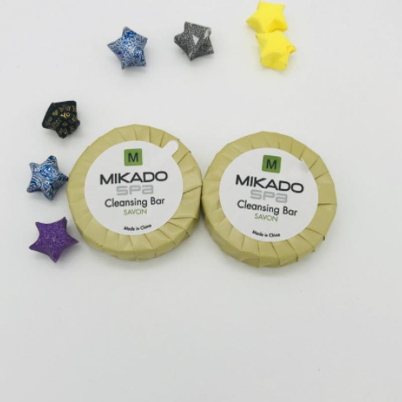 Custom Logo Round Hotel Toilet Soap Disposable Luxury Hotel Bath Small Soap