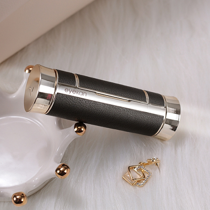 New Designed Lipstick Contact Lens Case Box Luxury Lens Container with Mirror Portable Travel Set Eye Lens Case Gift
