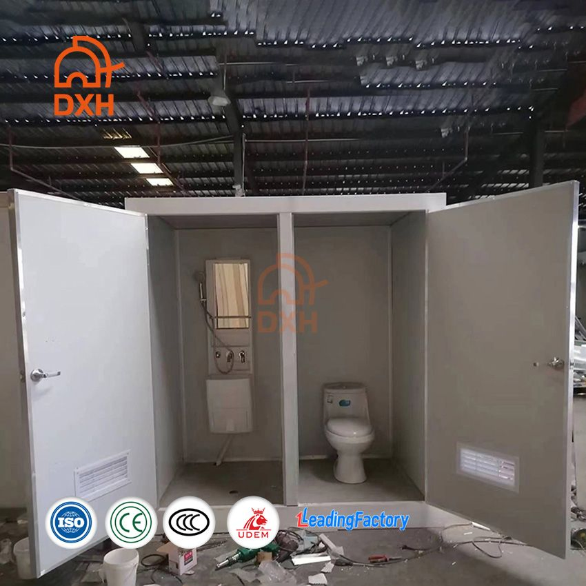 Parks Resorts Events Camp Grounds Prefabricated Construction Outdoor Small Modular Restroom Washroom Bathroom Lavatory Portable Mobile Container Toilet