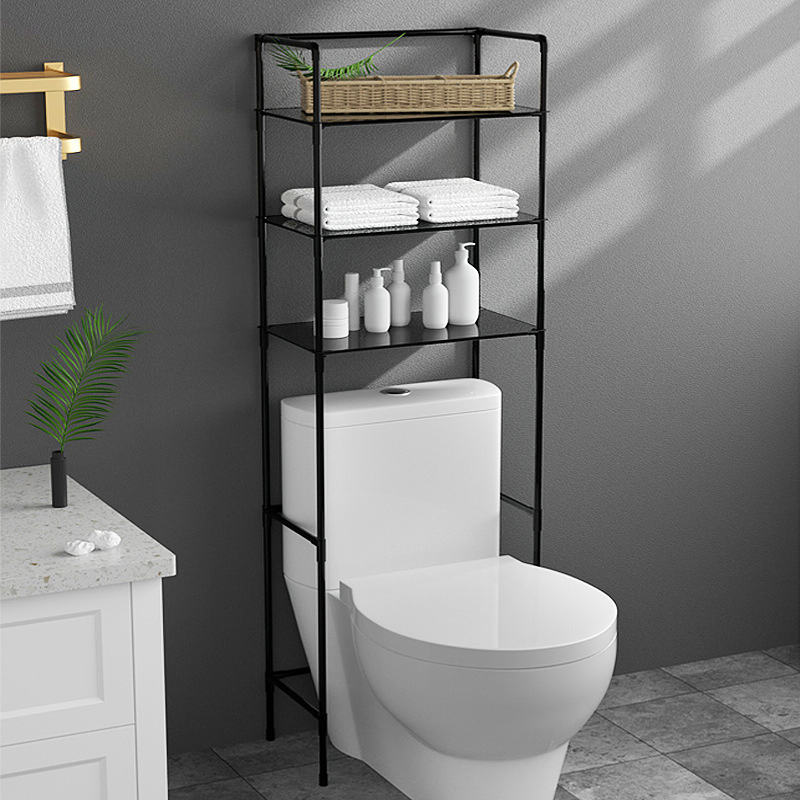 Shelf Store Metal Display Rack Hot Selling Household Chrome Wire Shelving Storage Rack for Bathroom