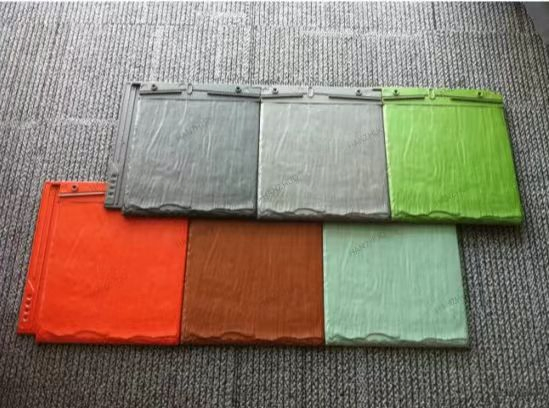 Synthetic Resin Slate Tile Ridge Terminal Stone Roof Classic and High Quality