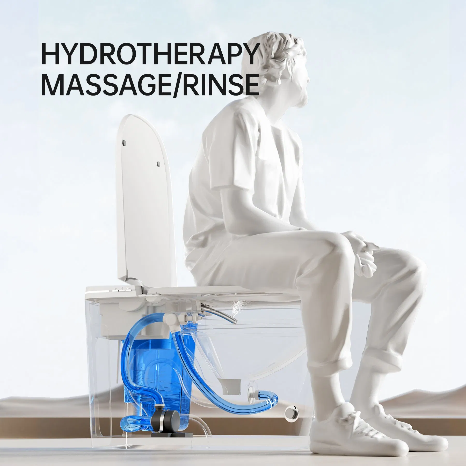 2024 Sanitary Ware New Design CE Certification Simple and Generous Smart Toilet