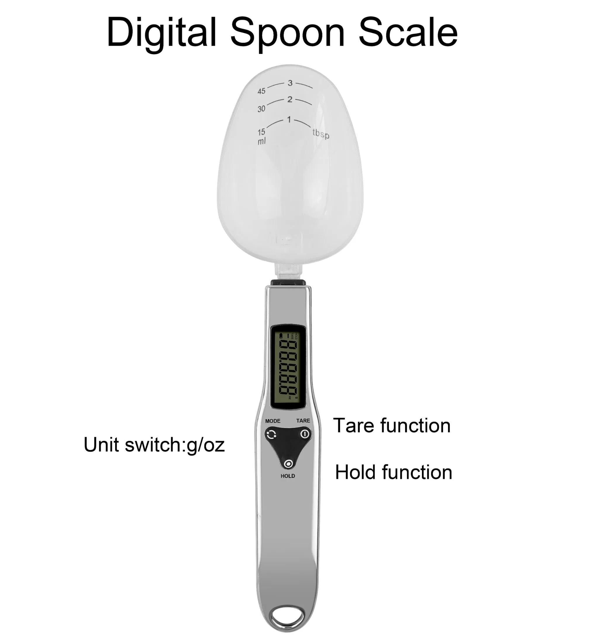 High Precision Digital Spoon Kitchen Electronic Weighing Scale