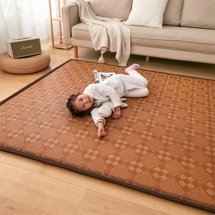 Non-Toxic Memory Foam Cushion Carpet Anti-Slip Japanese Tatami Mat for Children's Play Area Washable Suitable for Summer