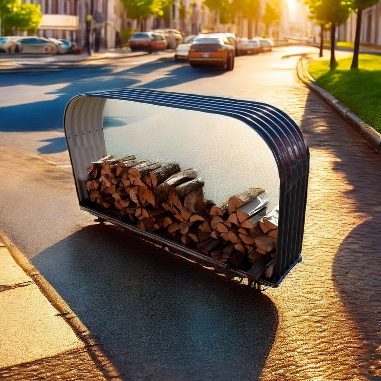 Heavy Duty Outdoor Firewood Holder Wr21245106