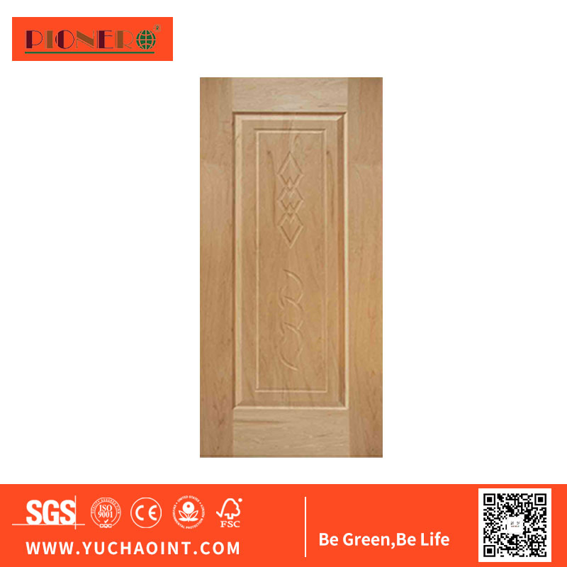 Good Quality Lower Price Melamine Laminated HDF Door Skin/Molded Door Skin From China Factory