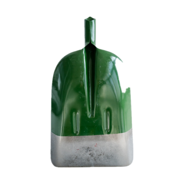 Painted Colored Square Shovel Spade Metal Part of 1.4 mm Thickness Manganese Steel Head for Farming Gardening