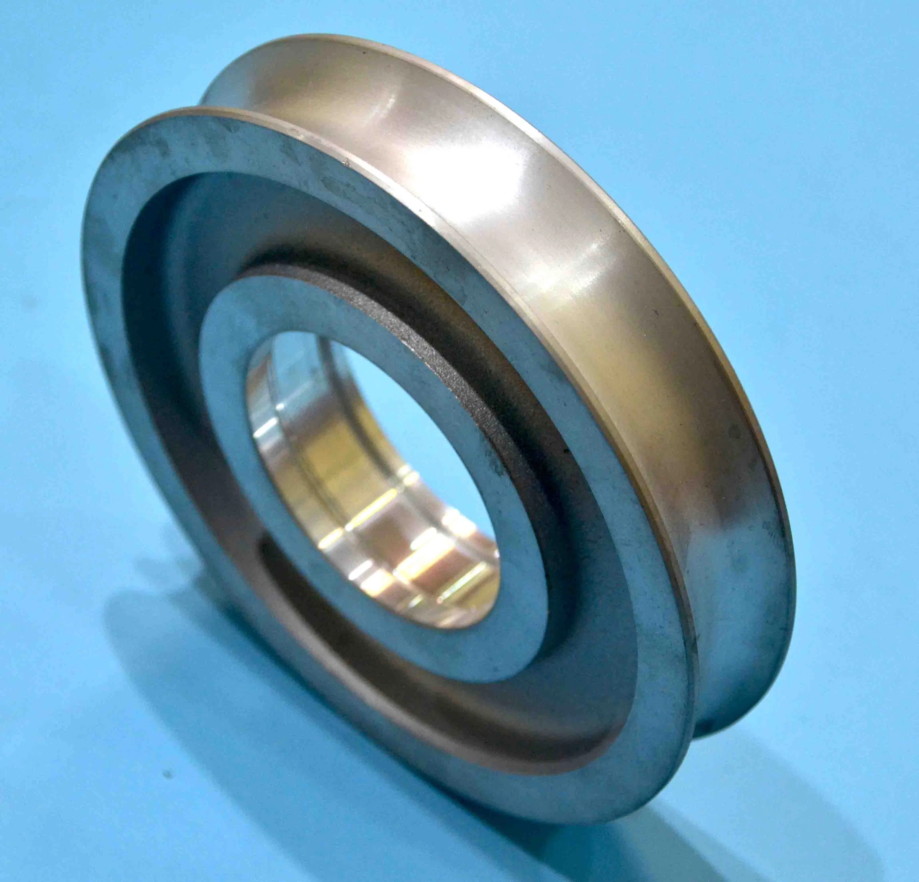 Heavy Duty PU Casters (Red) (Round Surface)