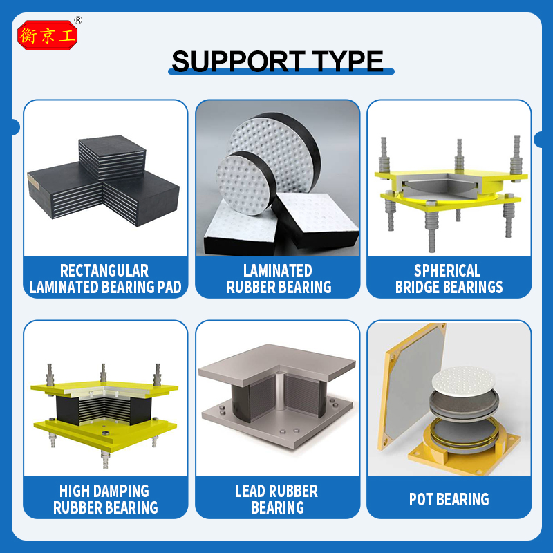 Lead Rubber Bearing Isolator System to Earthquake Bridge Bearing for Bridge