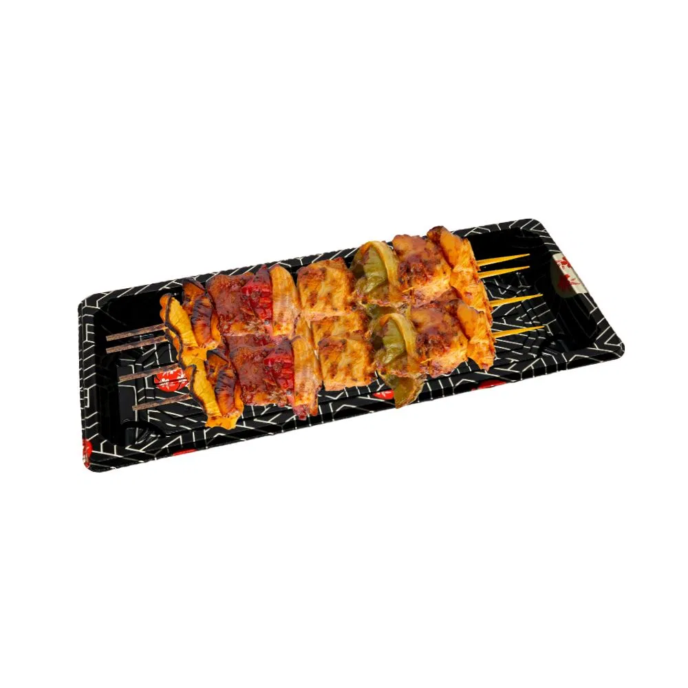 Manluen Factory Wholesale Customization Disposable Sushi Roll Food Packaging Plastic Desserts Food Container Takeaway Sushi Tray