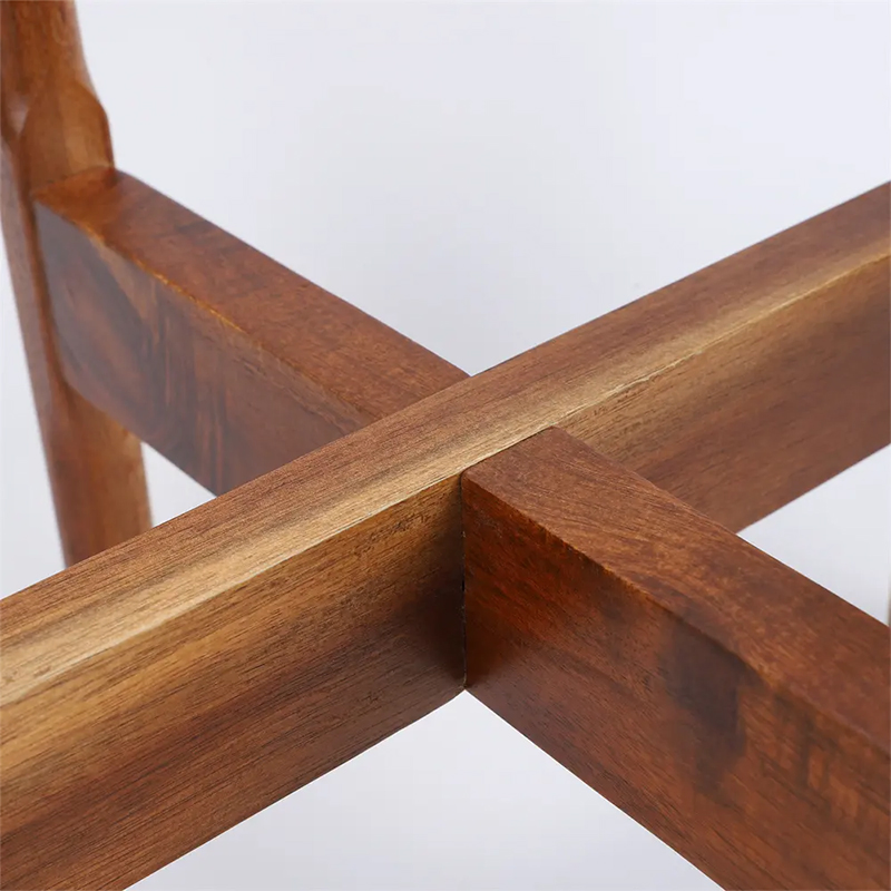 Modern Wood Flower Pot Stand Bamboo Plant Pot Stand for Home Decoration