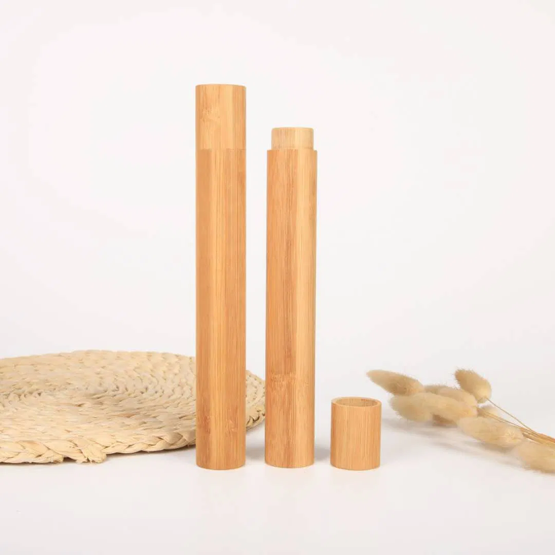 100% Natural Bamboo Toothbrush Travel Case