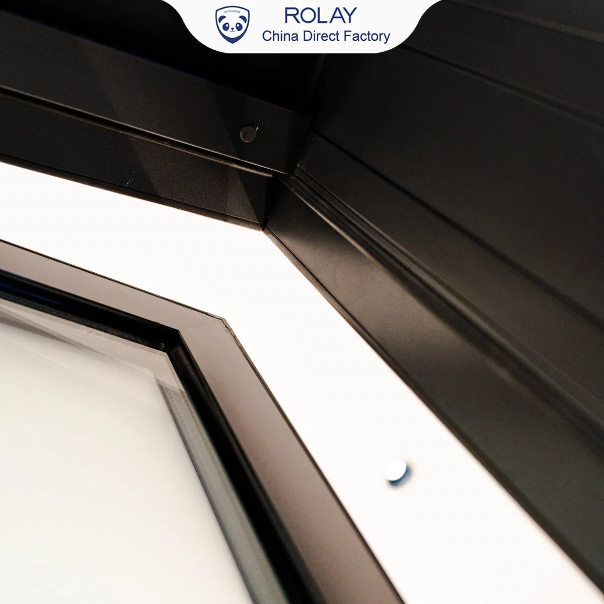 Apartment Hotel Slim Frame Design Children Safety Aluminium Door with Factory Price