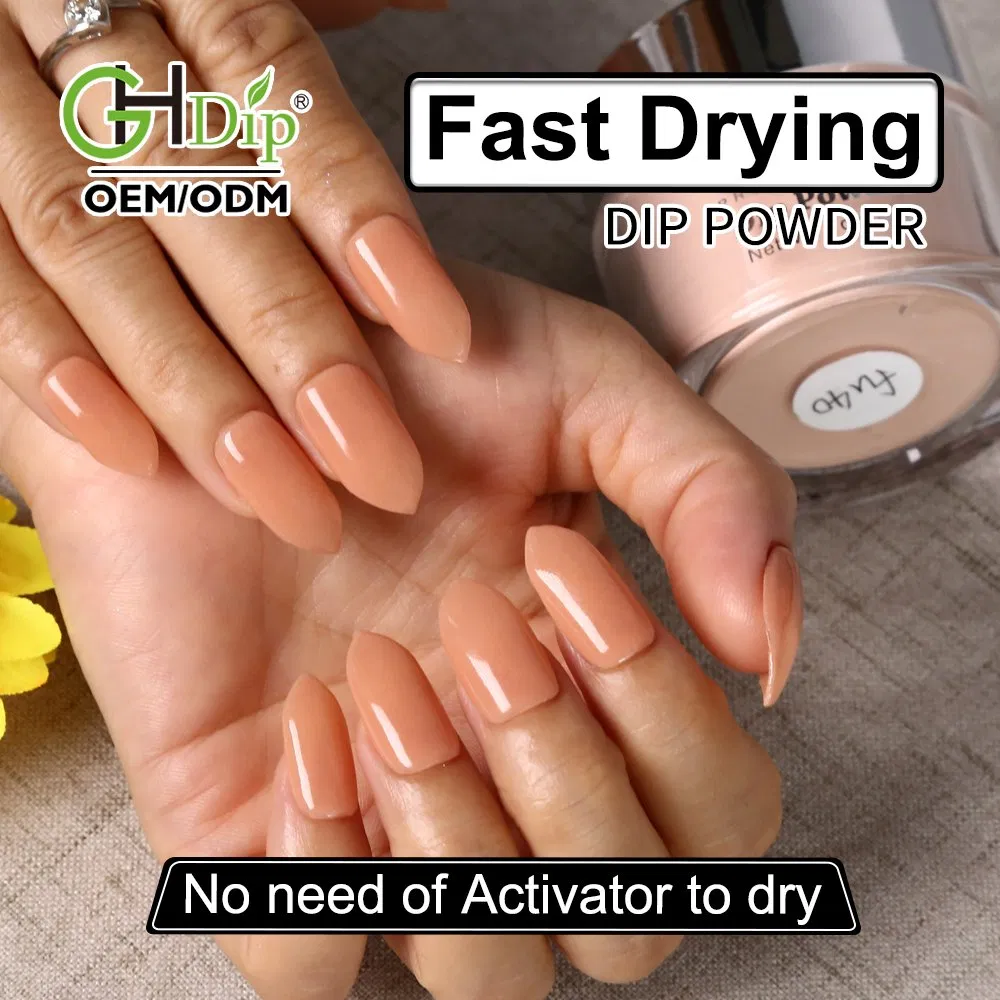 2oz Nude Color Dipping Powder Nails Art