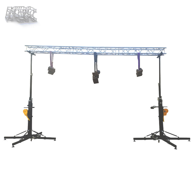 Portable Height 2 M-6 M Telescopic Lifting Truss Tower for Sale