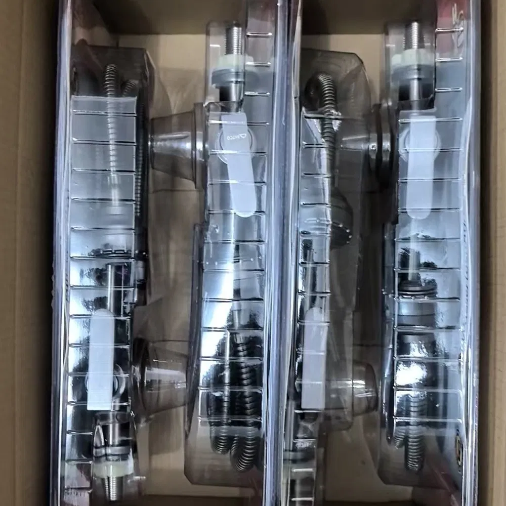 New Design Double-Headed Faucet Brushed Bathroom Sink Faucet