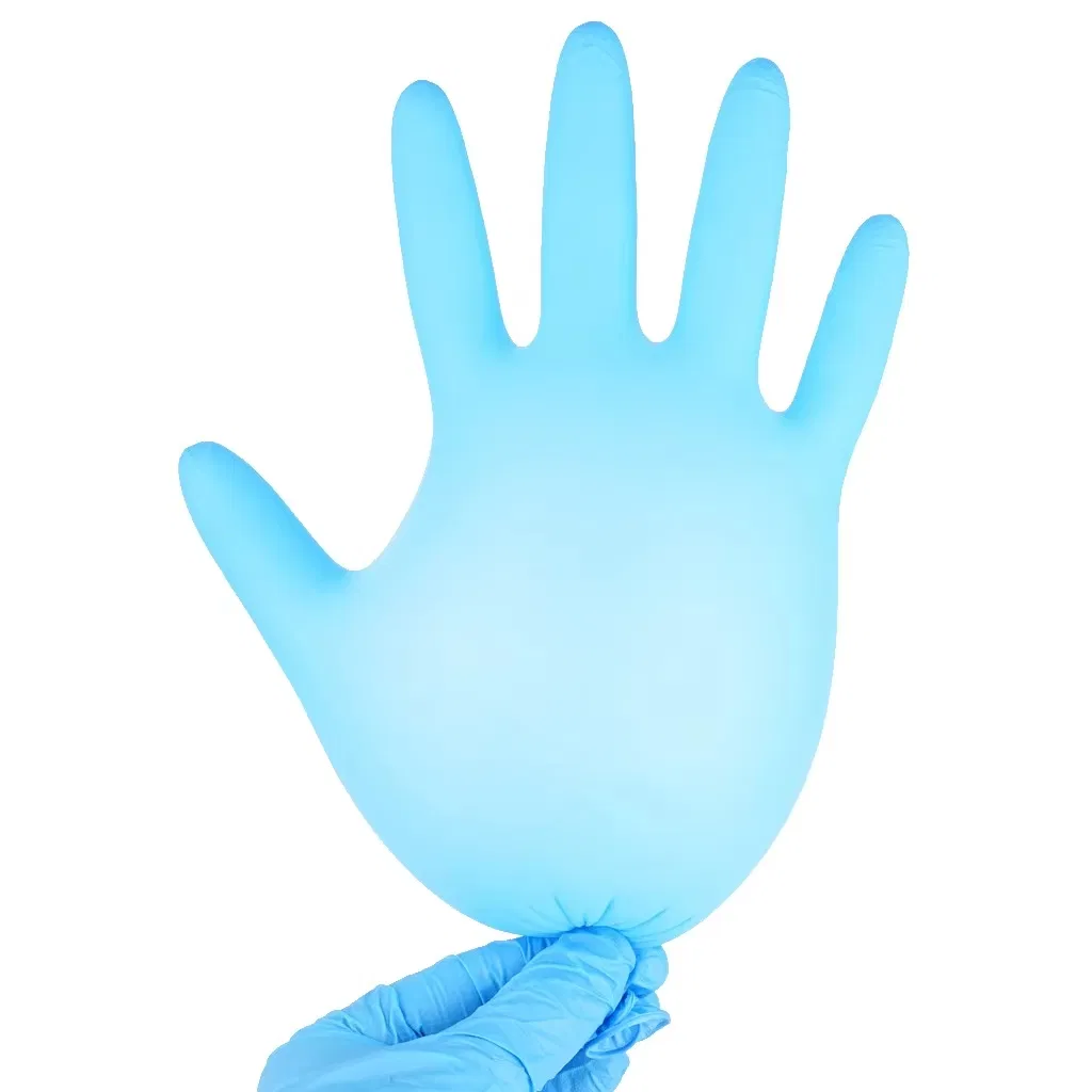 Latex Powder Free Medical Exam Disposable Nitrile Blue Gloves
