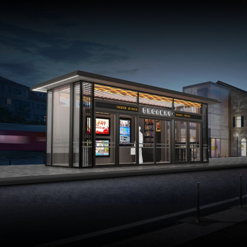 Innovative Relaxation Container House with Integrated Vending Options