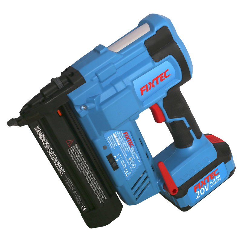 Fixtec Power Tools Framing 20V 2" Cordless Automatic Battery Air Nailer Stapler Nail Gun