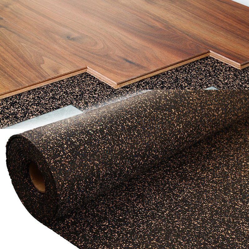 Sol Rubber Building Acoustic Rubber Cork Underlayment Mat