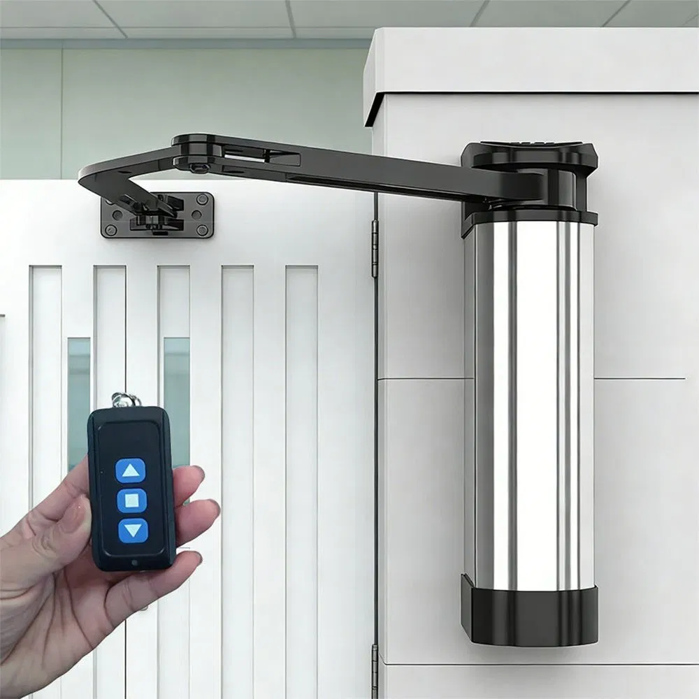 Outdoor Waterproof 90 Degree Curved Arm Side-Mounted Electric Automatic Door Operator Swing Gate for Outdoor Convenient Door Opener with Sensor OEM/ODM