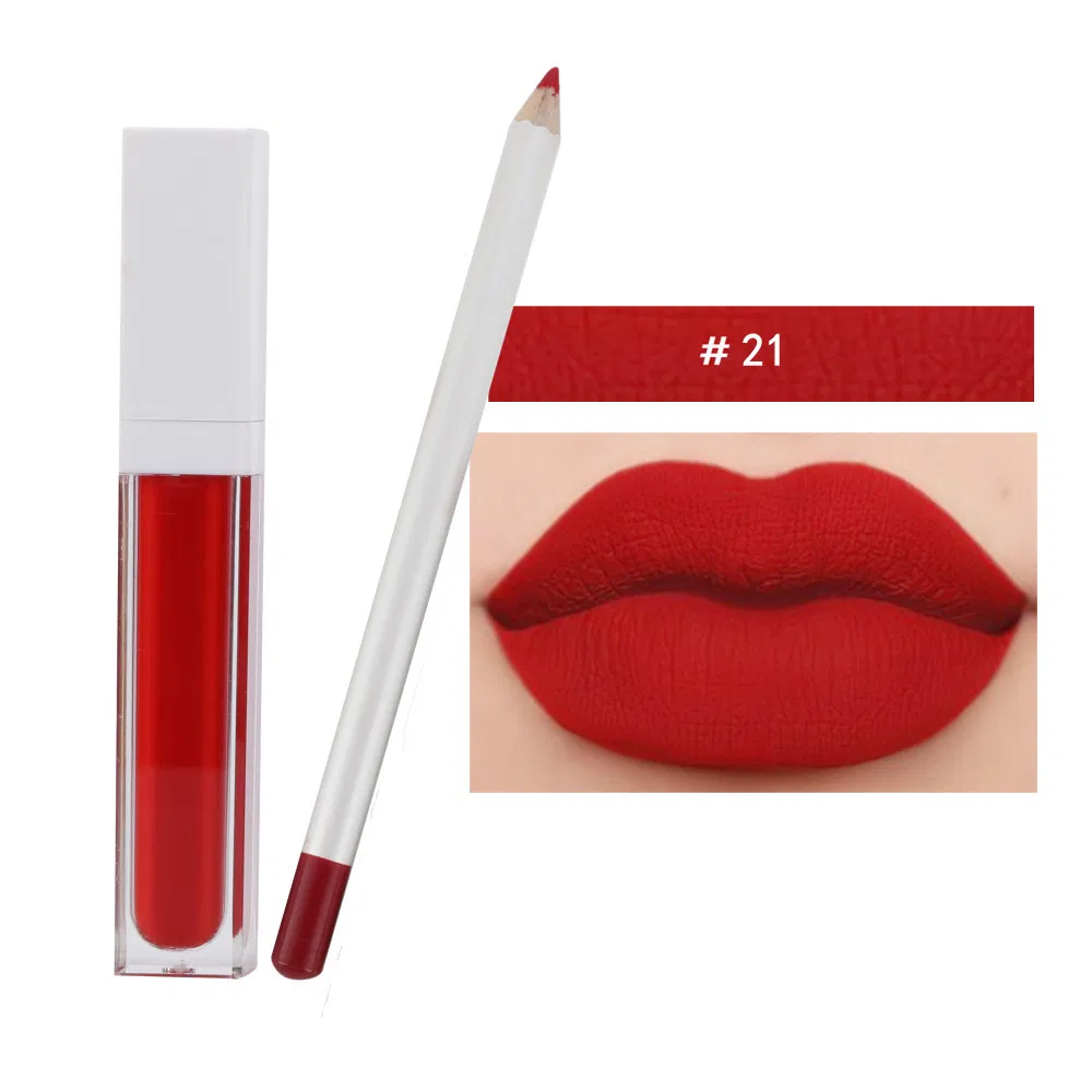 Wholesale Lipstick with Lipliner Start Business Lip Liner and Lip Gloss Set Lipstick with Lip Liner Private Label