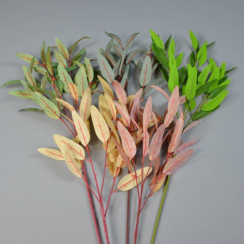 Листья эвкалипта искусственные длинные для декора