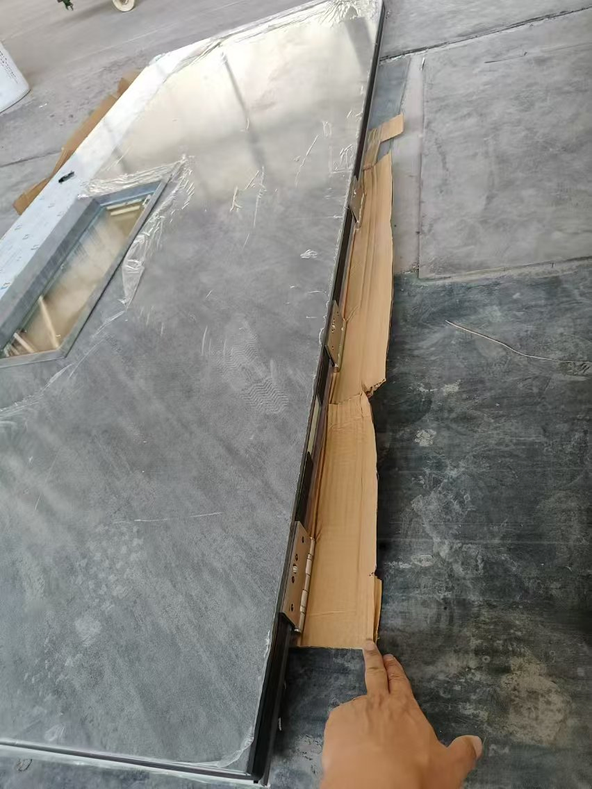 Rock Look Front Entry Metal Doors with Kd Frame for Houses