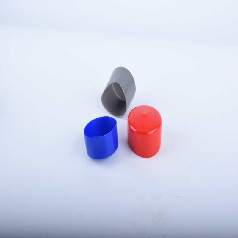 1, 2, 3, 4, 5, 6, 7, 8, 9, 10 Inch Protective Round Vinyl Dust Cap Flexible Rubber Tube Stud Bolt Thread Cap PVC End Cap for Pipe