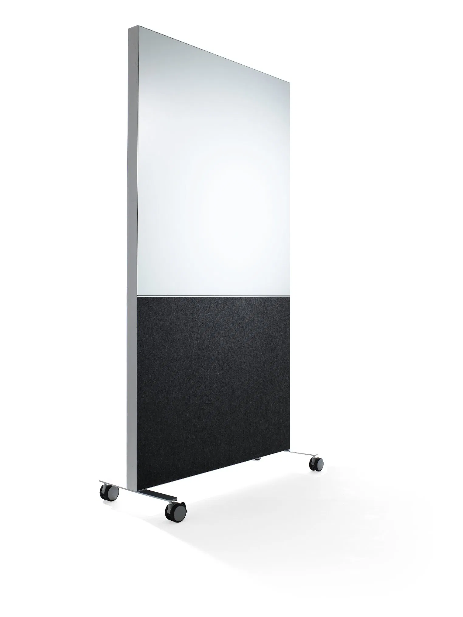 Eco-Friendly Pet Acoustic Floorstanding Partition Soundproof Acoustic Writing Noticeboard Acoustic Mobile Whiteboard