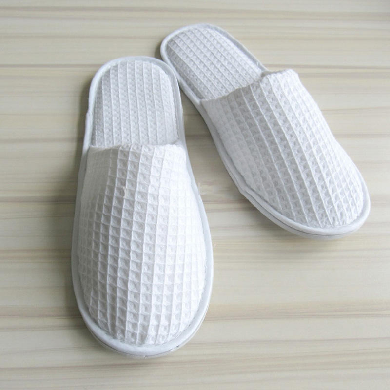 Bulk Hotel Waffle Slipper with EVA Sole Luxury Hotel Slipper