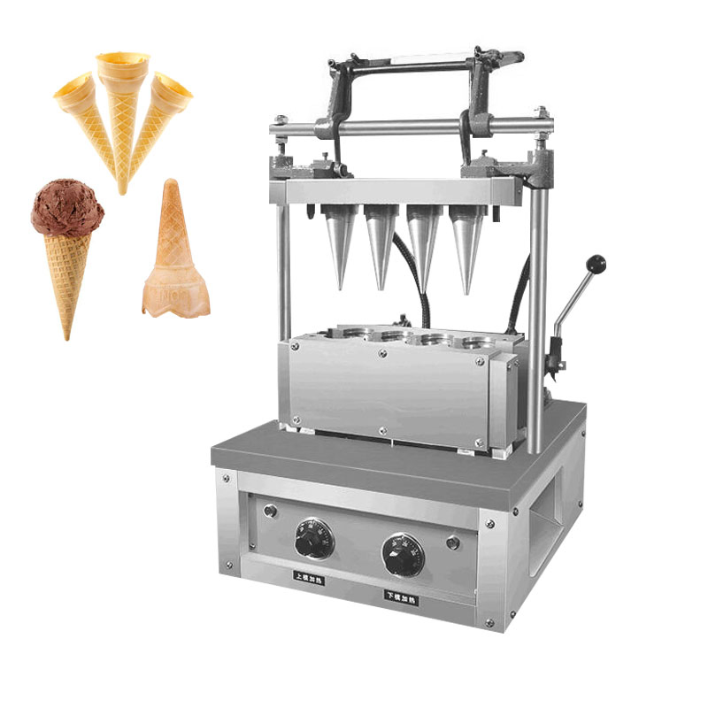 Машина для изготовления вафельных рожков для мороженого