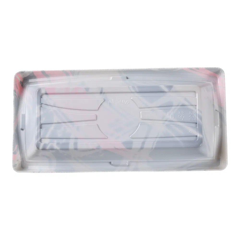 Supplier Wholesale Competitive Price Disposable Food Packaging Plastic Cnntianer Boat Shape Sushi Packaging Tray with Clear Lids