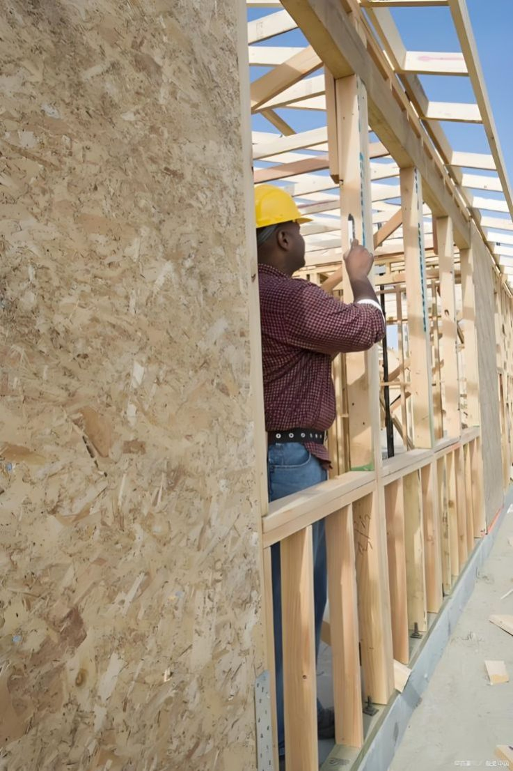 Finished Surface E0 E1 4*8 FT 12mm Bulk Poplar/Pine Particle OEM Board OSB 3 Furniture & Construction OSB