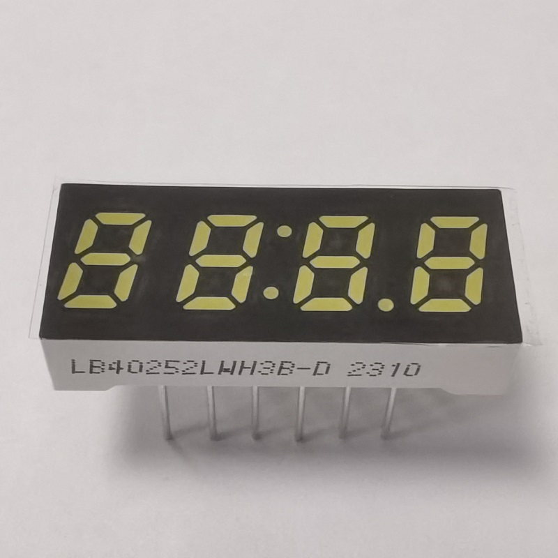 0.25-Inch 7 Segment LED Clock Display for Home Use