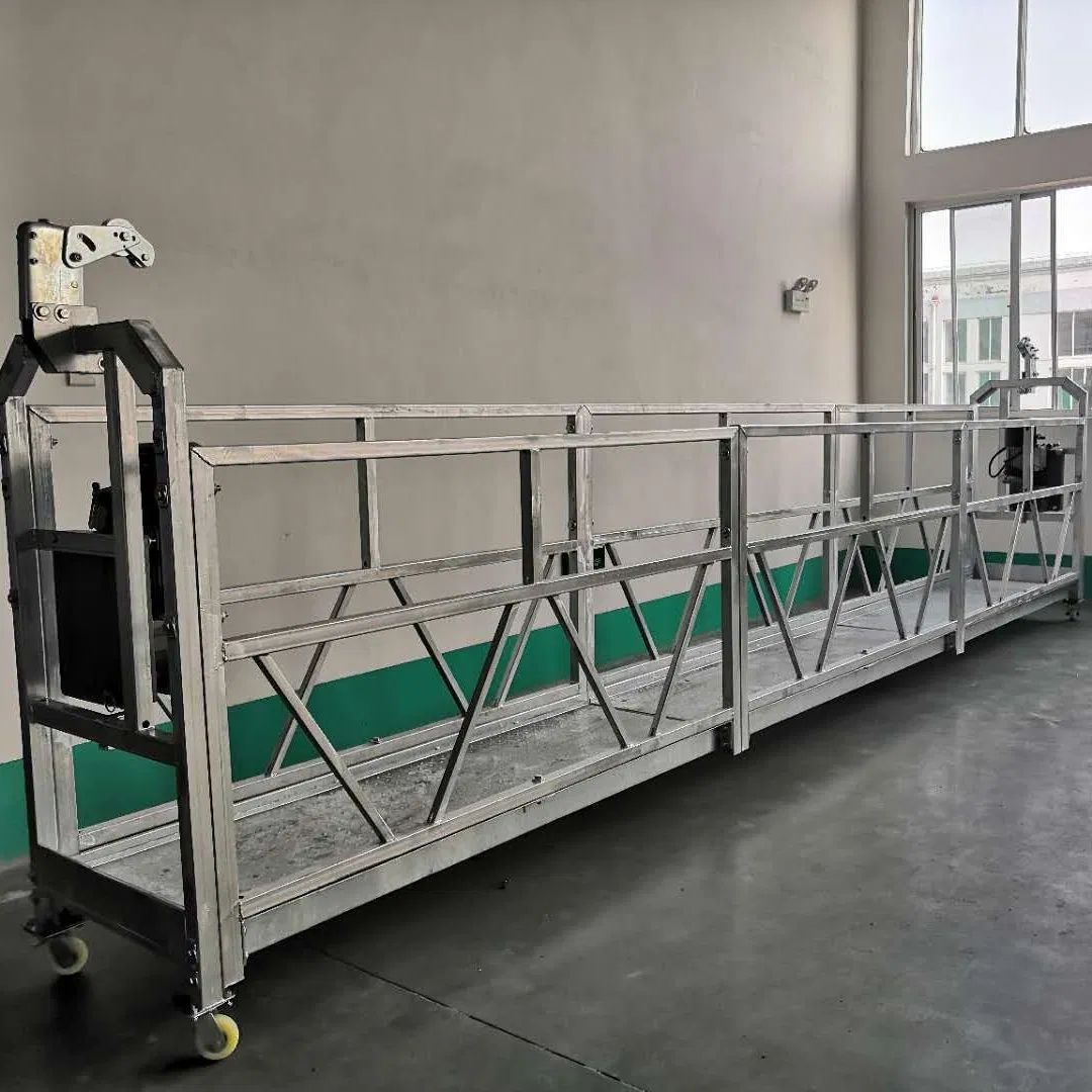 Suspended Platform Powered Cradle 500kg Building Cleaning Suspended Scaffold Construction Hanging Basket Platform
